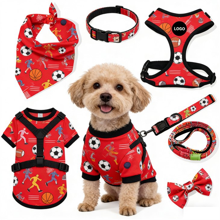 Printed Pet Accessory Set high quality